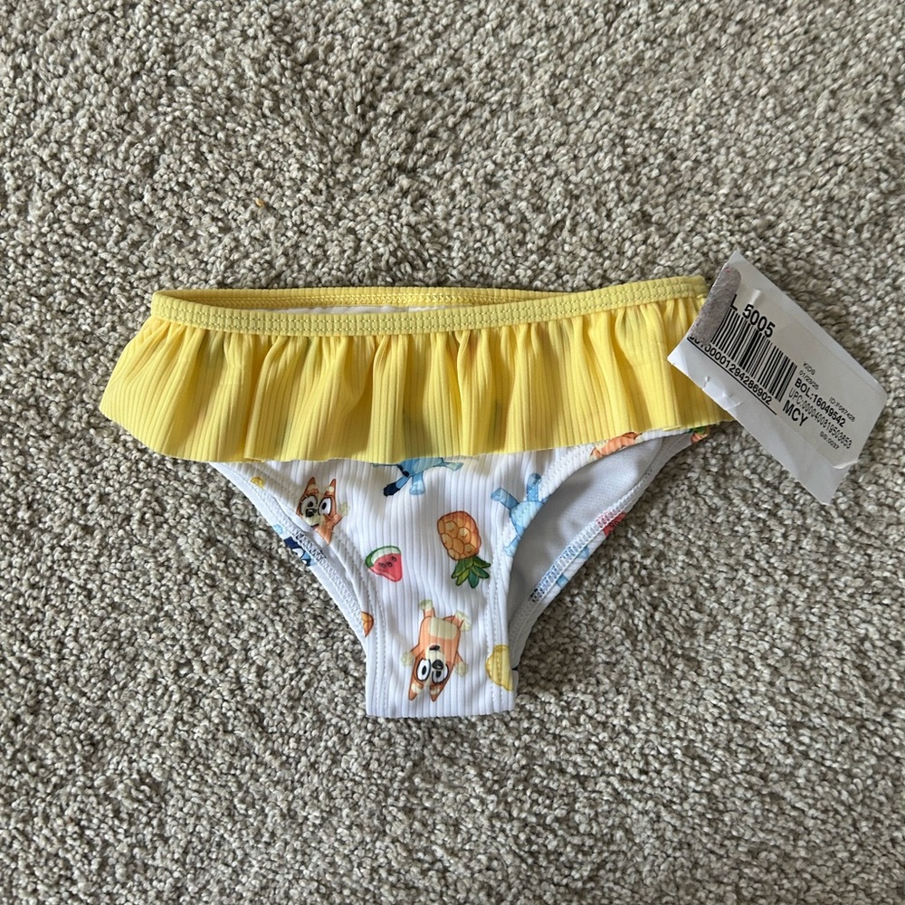 Bluey 2T Swim Bottoms NWOT